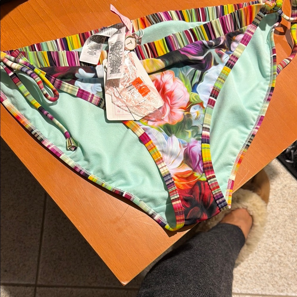 Ted Baker London Multicolor Floral Bikini Bottom